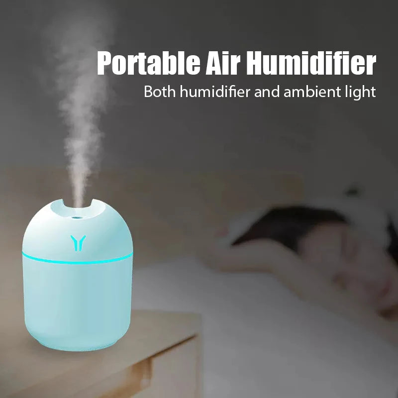 250ML Air Humidifier Home Office Desktop Nano Nebulizer USB Car Mini humidificador Air Aroma Diffuser Cool Mist Sprayer Purifier