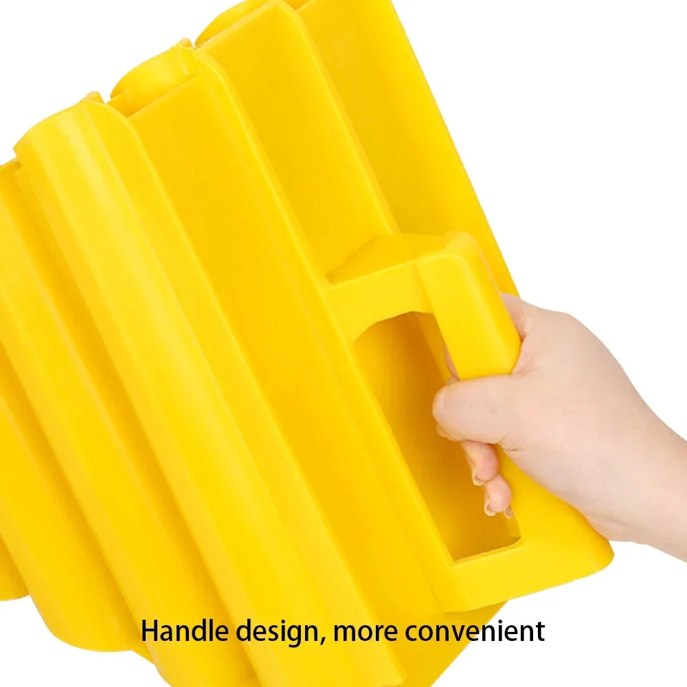 Car Multipurpose Anti-Slip Wheel Chock Portable Tire Chocks Wear-Resistant Tire Stopper Wheel Stopper for Trucks Car Accessories