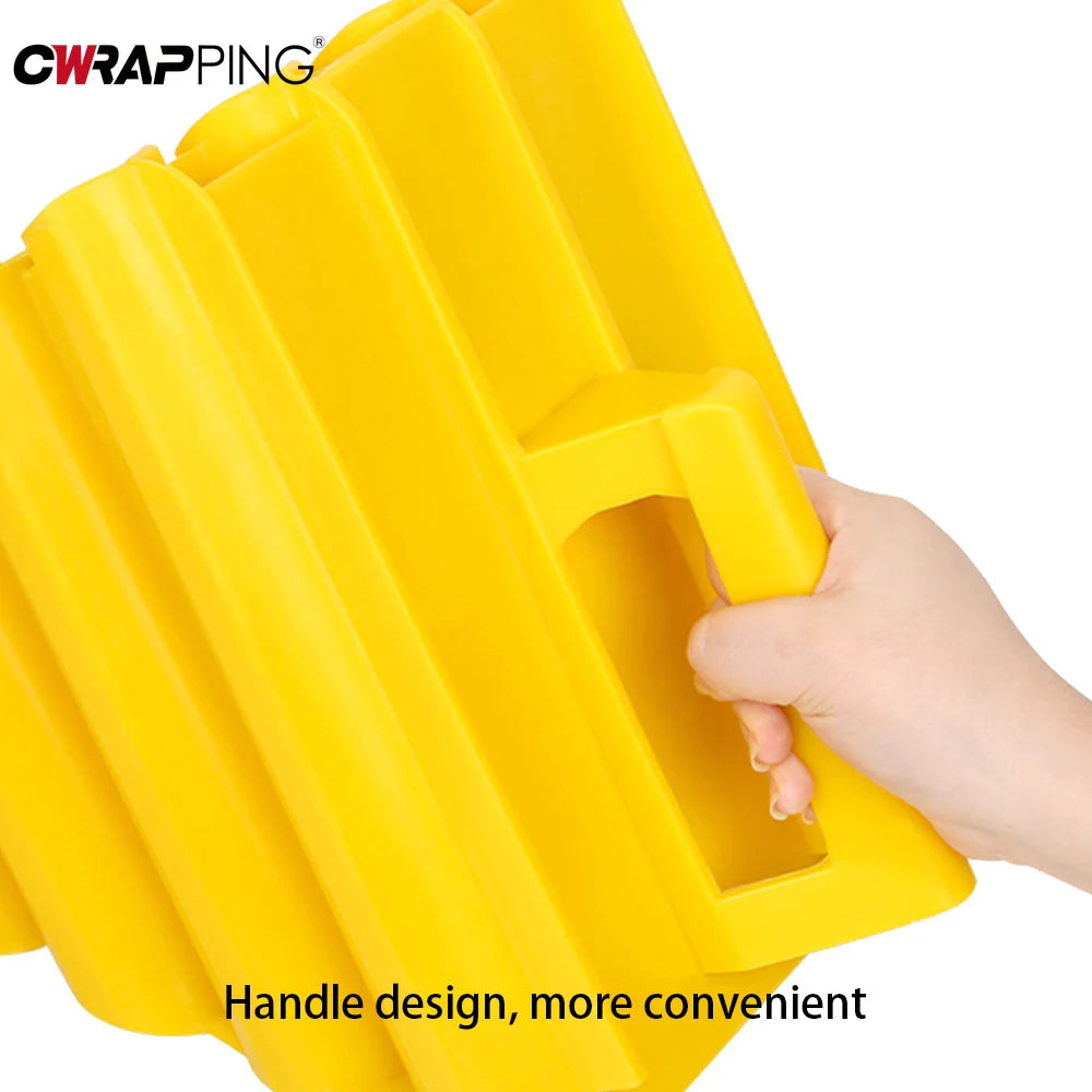 Car Multipurpose Anti-Slip Wheel Chock Portable Tire Chocks Wear-Resistant Tire Stopper Wheel Stopper for Trucks Car Accessories