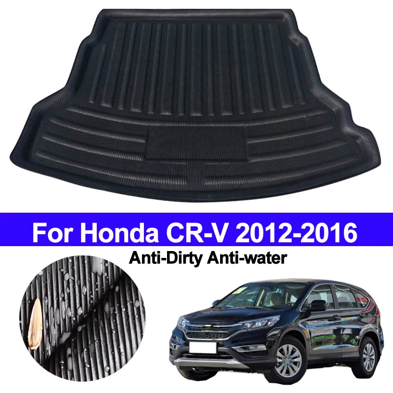 For Honda CRV CR-V 2012 2013 2014 2015 2016 Car Rear Boot Cargo Liner Trunk Floor Mat Carpet Tray Mats Pad Mat Carpet Anti-dirty