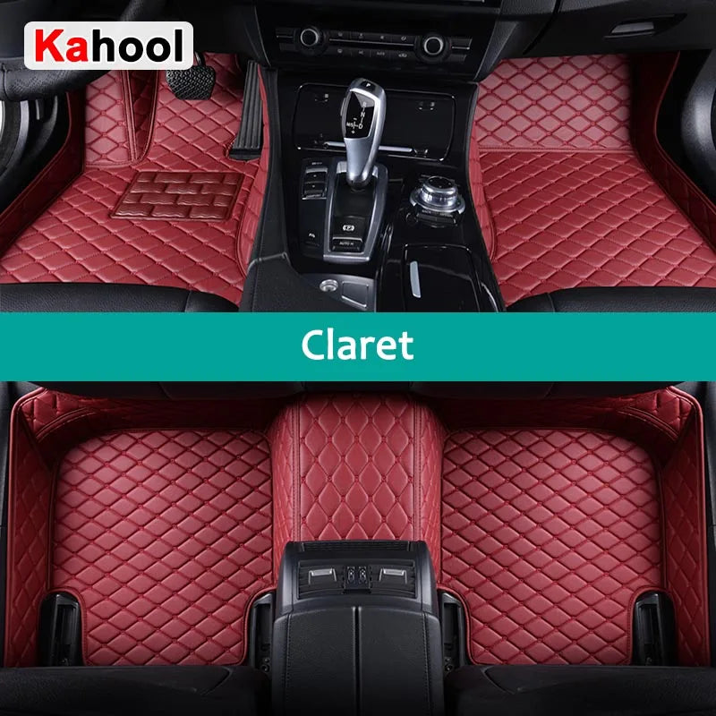 KAHOOL Custom Car Floor Mats For Audi A4 Saloon B8 B9 Auto Carpets Foot Coche Accessorie