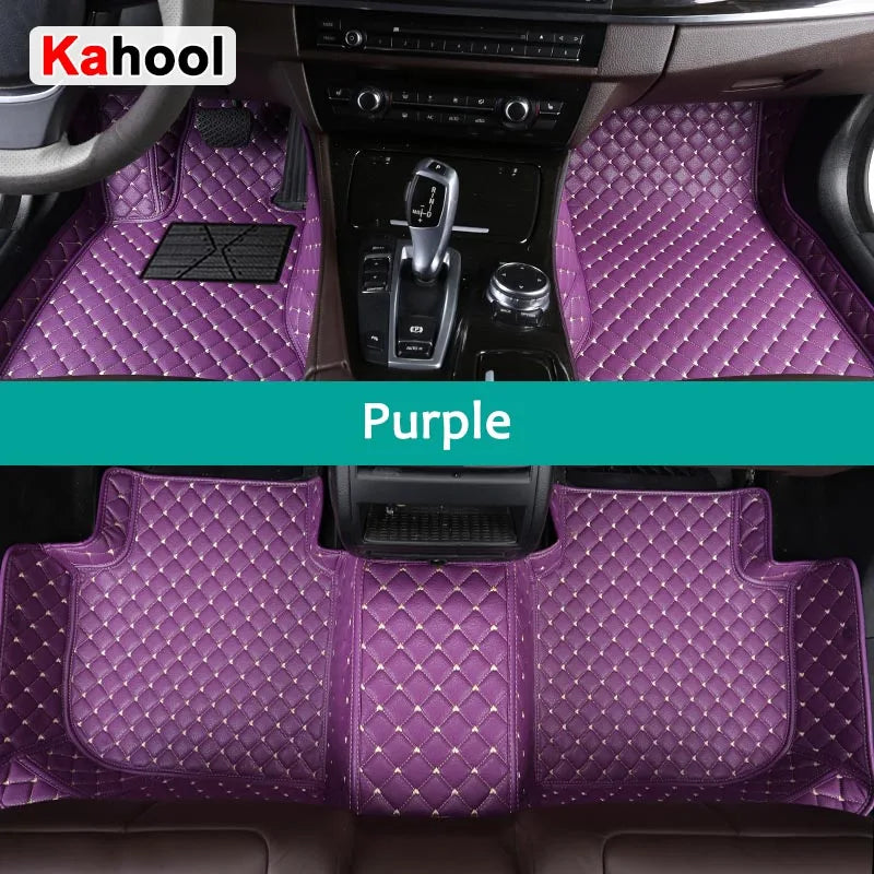 KAHOOL Custom Car Floor Mats For Audi A4 Saloon B8 B9 Auto Carpets Foot Coche Accessorie