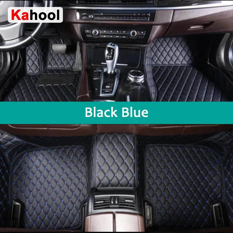 KAHOOL Custom Car Floor Mats For Audi A4 Saloon B8 B9 Auto Carpets Foot Coche Accessorie