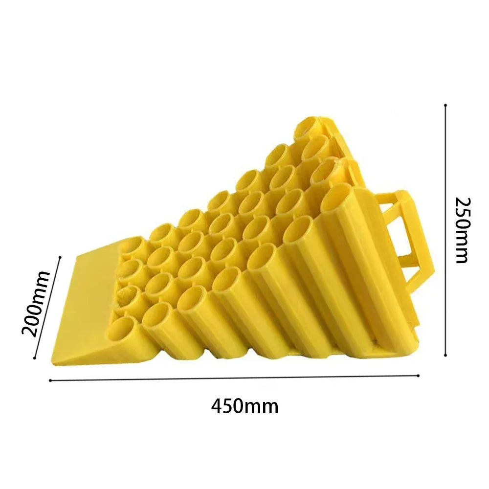 Car Multipurpose Anti-Slip Wheel Chock Portable Tire Chocks Wear-Resistant Tire Stopper Wheel Stopper for Trucks Car Accessories