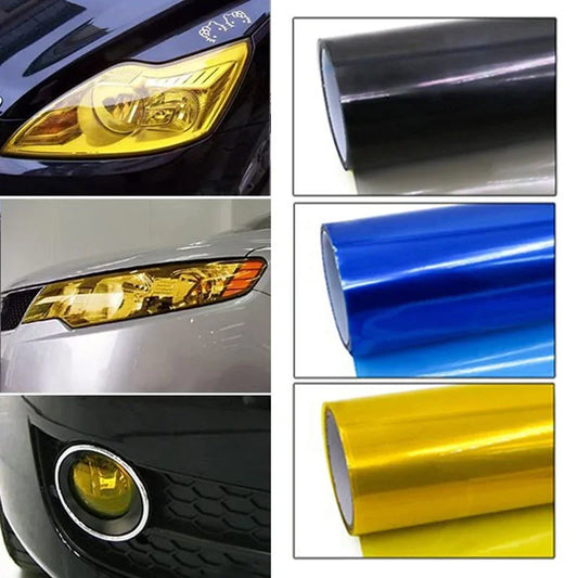 Car Headlight Taillight Fog Light Vinyl Film Auto Light Taillight Tint Styling Protective Vinyl Film Tintting  Car Accessories