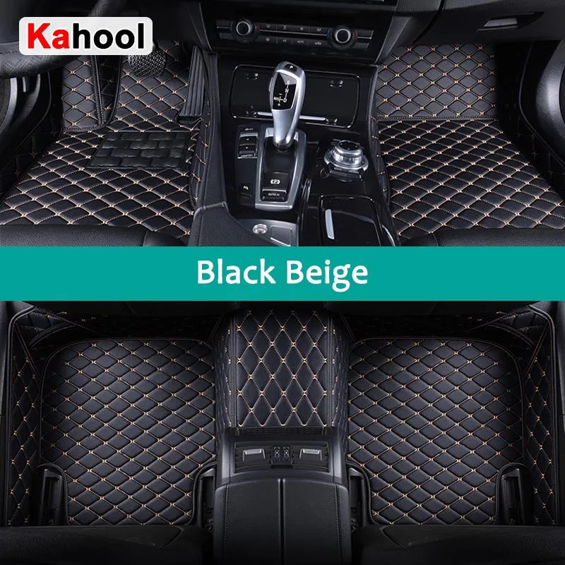 KAHOOL Custom Car Floor Mats For Audi A4 Saloon B8 B9 Auto Carpets Foot Coche Accessorie