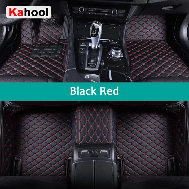 KAHOOL Custom Car Floor Mats For Audi A4 Saloon B8 B9 Auto Carpets Foot Coche Accessorie