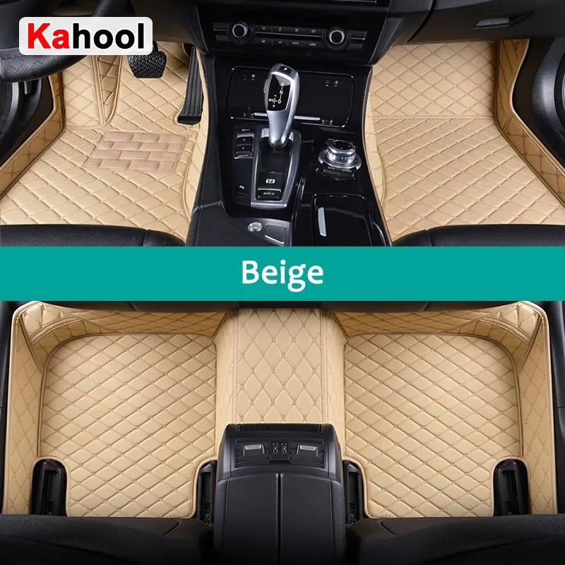 KAHOOL Custom Car Floor Mats For Audi A4 Saloon B8 B9 Auto Carpets Foot Coche Accessorie