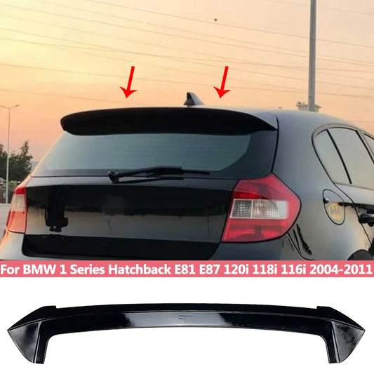 For BMW 1 Series Hatchback E81 E87 120i 118i 116i Car Roof Spoiler Rear Trunk Spoiler 2004-2011 Rear Wing ABS Body Kits Tuning