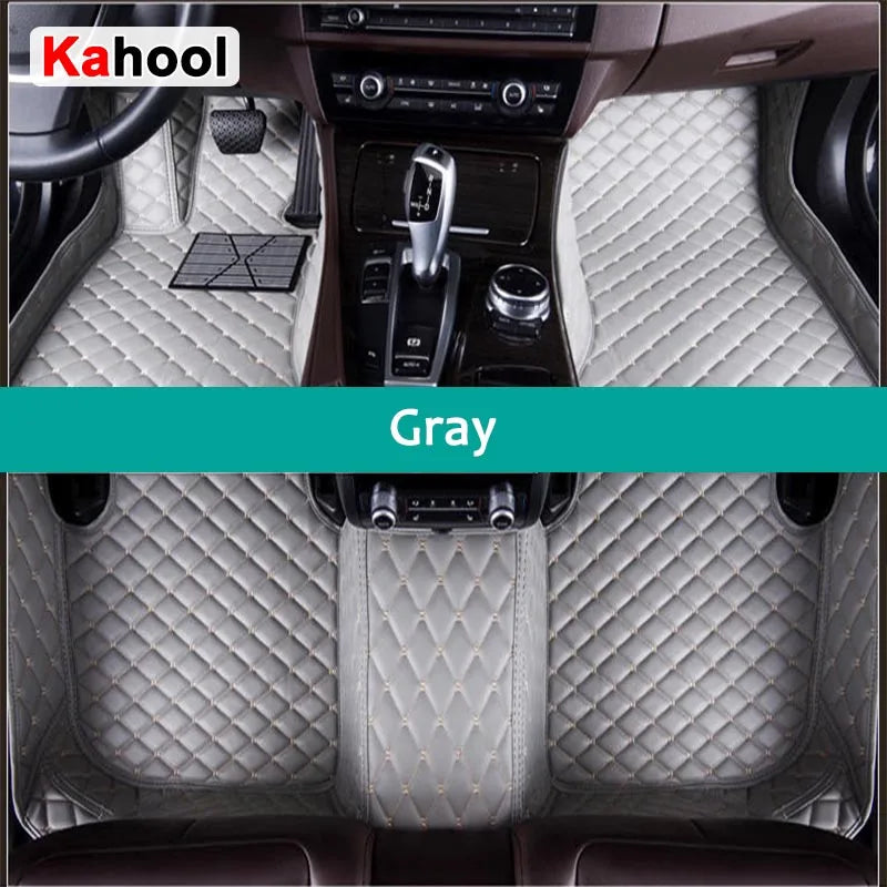 KAHOOL Custom Car Floor Mats For Audi A4 Saloon B8 B9 Auto Carpets Foot Coche Accessorie