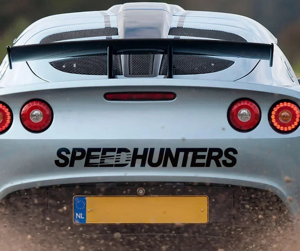 Pegatinas de vinilo para coche con gráficos de Speed Hunters de 100 x 10 cm, resistentes al agua, para carrocería de carreras, parachoques de camión, ventana trasera, accesorios de tuning