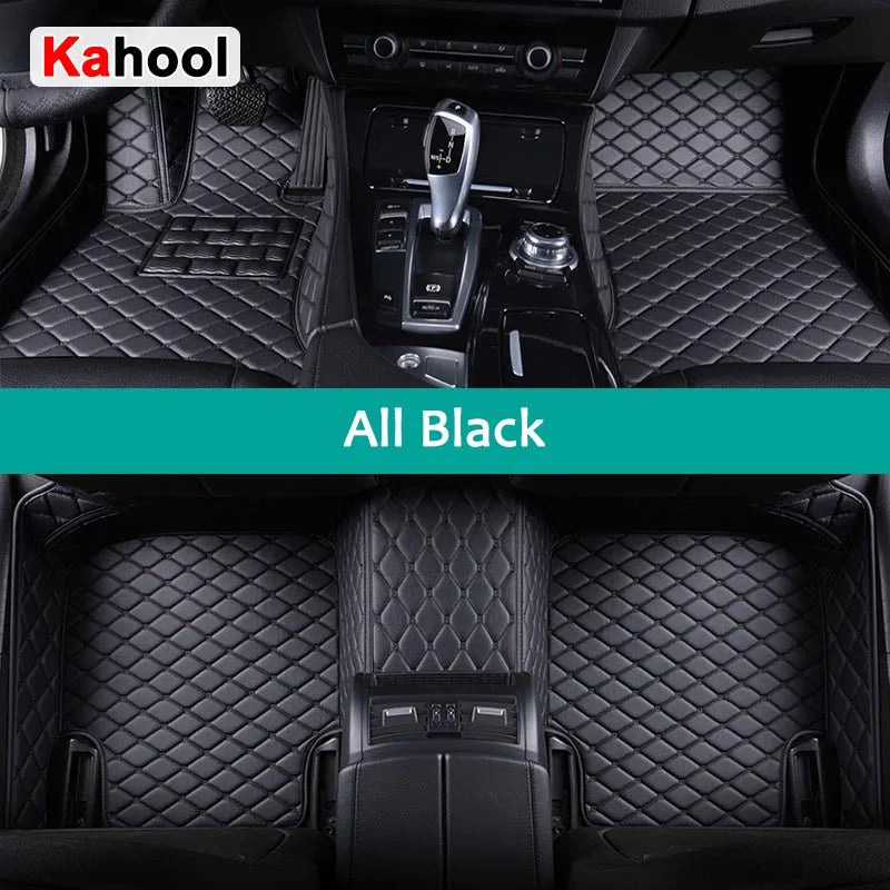 KAHOOL Custom Car Floor Mats For Audi A4 Saloon B8 B9 Auto Carpets Foot Coche Accessorie